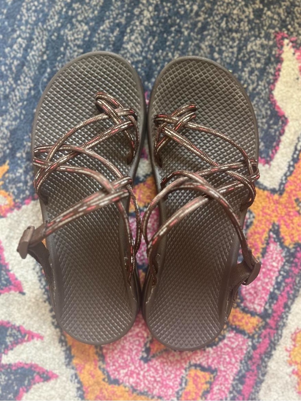 Chaco Brown Multi-Strap Sandals